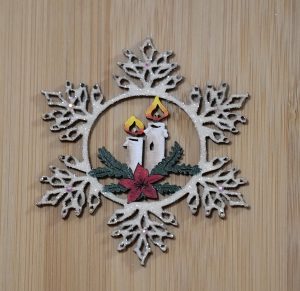 Bougies bois - 8.5 cm - 12 € (épuisé)