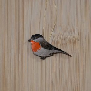 Rouge-gorge bois - 3.5 cm - 5 € (épuisé)