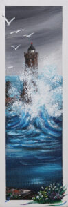 Phare de la Vieille acrylique - 30x10 cm