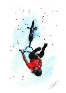 Saut 1 bmx - A6 - 15 €